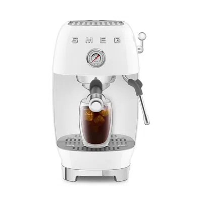 Smeg Retro Espresso Machine In White