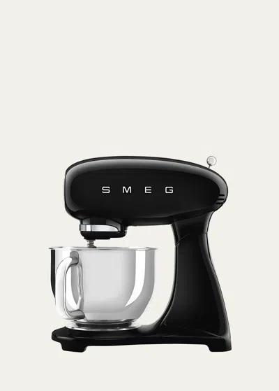 Smeg Retro Stand Mixer, White In Black