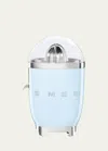 Smeg 50s Retro Style Aesthetic Citrus Juicer In Pastel Blue