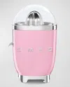 Smeg 50s Retro Style Aesthetic Citrus Juicer In Pink