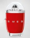 Smeg 50s Retro Style Aesthetic Citrus Juicer In Red