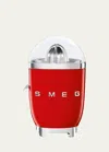 Smeg 50s Retro Style Aesthetic Citrus Juicer In Red