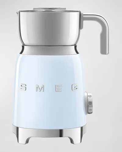 Smeg Retro-style Milk Frother In Pastel Blue
