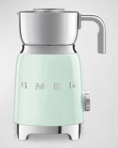 Smeg Retro-style Milk Frother In Pastel Green