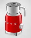 Smeg Retro-style Milk Frother In Red