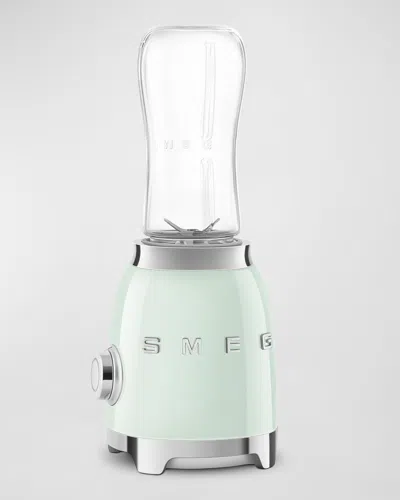 Smeg Retro-style Personal Blender In Pastel Green