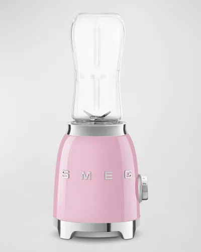 Smeg Retro-style Personal Blender In Pastel Pink