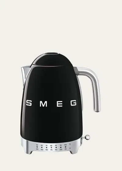 Smeg Retro Variable Temperature Kettle In Black