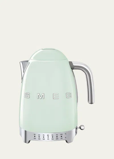 Smeg Retro Variable Temperature Kettle In Green