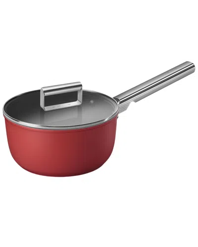 Smeg Sauce Pan In Red