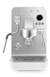 Smeg Mini Stainless-steel Espresso Coffee Machine White In Matte White