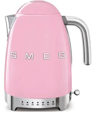 Smeg Stainless-steel Electric Kettle In Pink