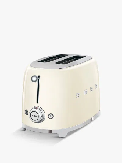 Smeg Tsf01 2-slice Toaster In Cream