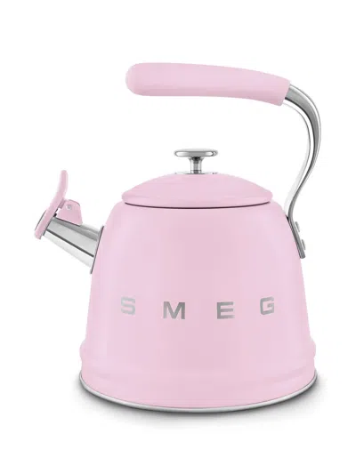 Smeg Whistling Kettle In Pink