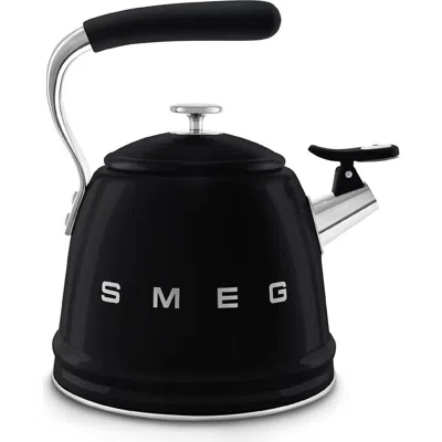 Smeg Whistling Kettle In Black