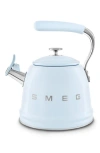 Smeg Whistling Kettle Cklw2001 In Pastel Blue