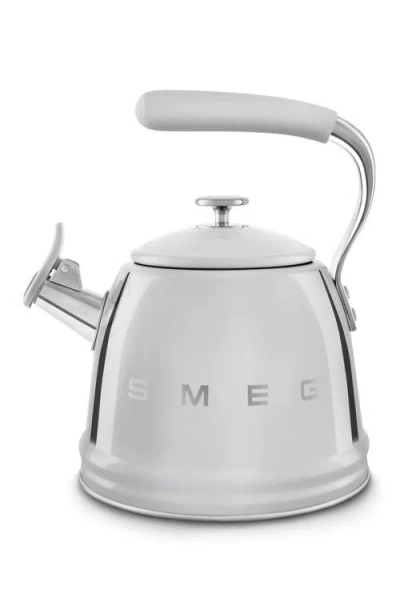 Smeg Whistling Kettle In Silver