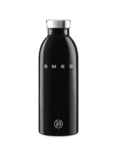 Smeg X 24bottles Clima Logo-detail Bottle In Black