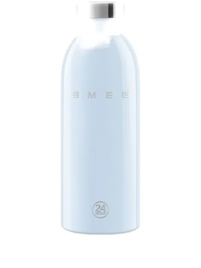 Smeg X 24bottles Clima Logo-detail Bottle In Blue