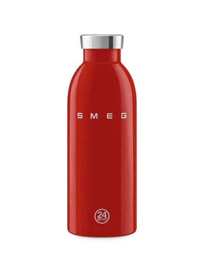 Smeg X 24bottles Clima Logo-detail Bottle In Red