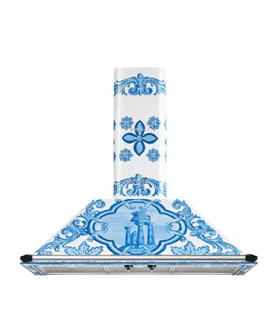 Smeg X Dolce & Gabbana Sicily Is My Love Maiolica Oven Hood In Blue