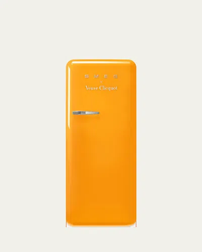 Smeg X Veuve Clicquot Fab28 Retro-style Refrigerator In Fab28, Veuve Clicquot Edition