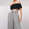 Smf Maldives Bandeau Top In Black In Black