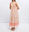 Smf Paisley Maxi Dress In Pink In Pink