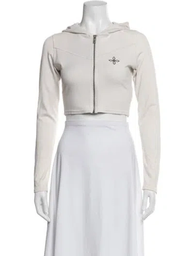 Pre-owned Smfk Crew Neck Long Sleeve Hoodie In Neutrals
