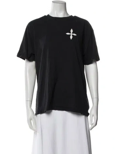 Pre-owned Smfk Graphic Print Crew Neck T-shirt In Blue