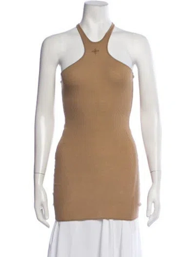 Pre-owned Smfk Halterneck Sleeveless Top In Neutrals