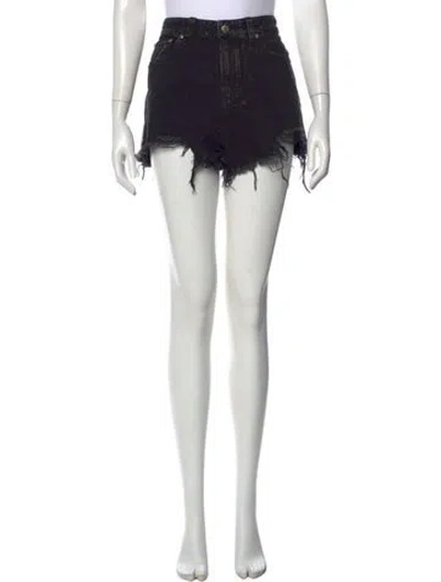 Pre-owned Smfk Mini Shorts In Black