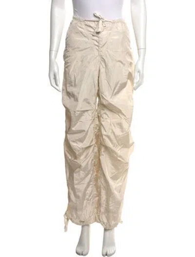 Pre-owned Smfk Wide Leg Pants In Neutrals