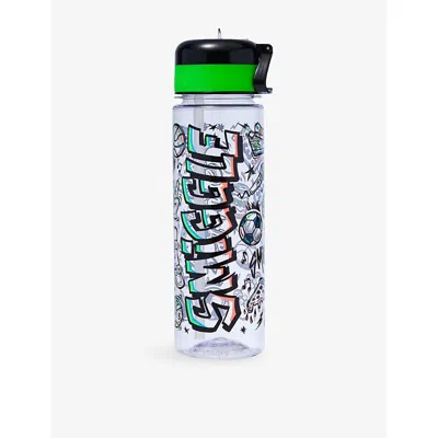 Smiggle Kids' Black R Plastic Water Bottle 650ml