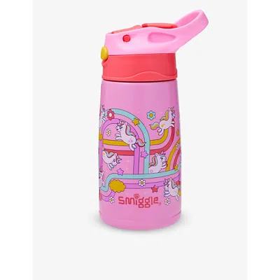 Smiggle Girls Pink Kids Blast Off Junior Drinks Bottle 400ml