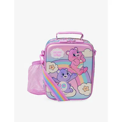 Smiggle Kids' Mix Care Bears Hardtop Level Lunchbox With Strap In Multi