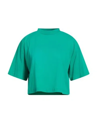 Smiling London Woman T-shirt Green Size L Cotton