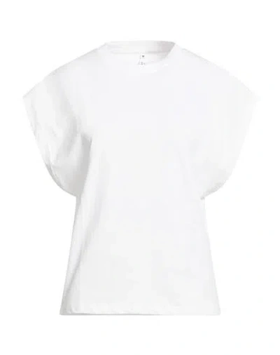 Smiling London Woman T-shirt White Size L Cotton