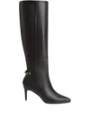 Smiling Shoes 90mm Rhea Pointed Boots In Black