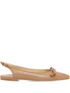 Smiling Shoes Oli Bow-detail Ballet Flats In Neutral