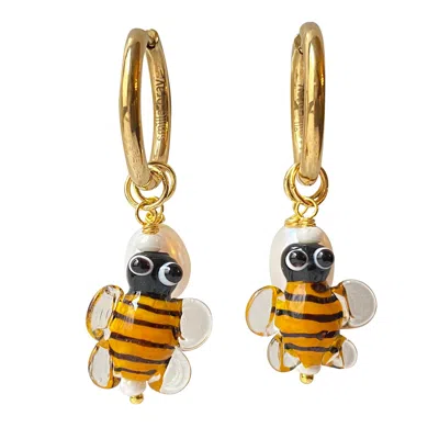 Smilla Brav Women's Bee Earrings In Metallic