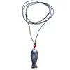 Smilla Brav Women's Blue / Black Blue Fish Necklace Catch Me If You Can