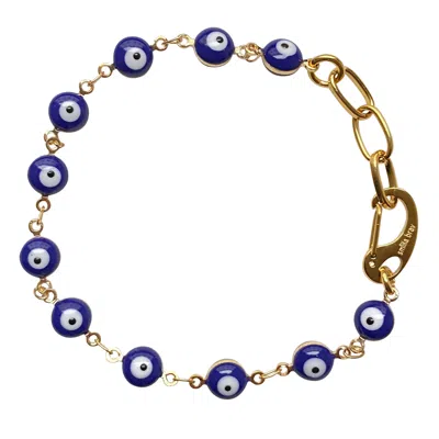 Smilla Brav Women's Blue Evil Eye Bracelet Istanbul