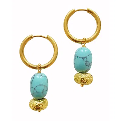 Smilla Brav Women's Blue Malta Earrings