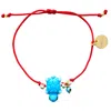 Smilla Brav Women's Blue / Red Bracelet Lucky Turtle