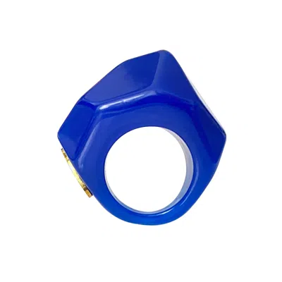 Smilla Brav Women's Blue Ring Plastique