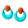 Smilla Brav Women's Blue / Yellow / Orange Recycled Plastic Earrings Gabriel