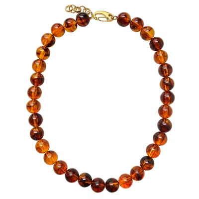 Smilla Brav Women's Brown Honey Necklace