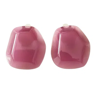 Smilla Brav Women's Clip-on Earrings Rio - Purple