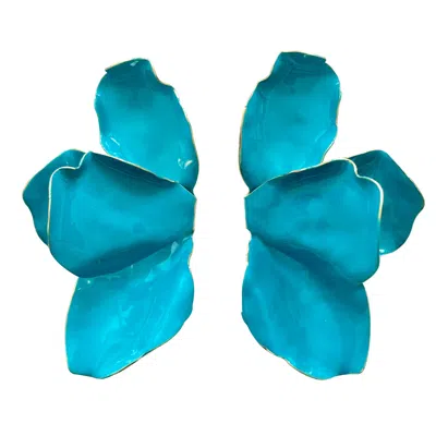 Smilla Brav Women's Earrings Bloom - Blue